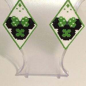 St. Patrick's Mouse Earrings